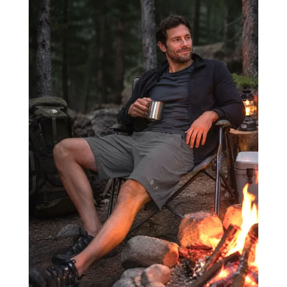 The North Face Men's XL Gray Nylon Hiking Trail Shorts Lightweight
